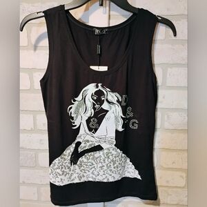 Dolce & Gabbana Bling Tank Top, NEW With Tags, XL